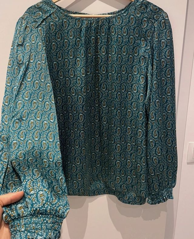 Blusa Sfera - Verde azulado