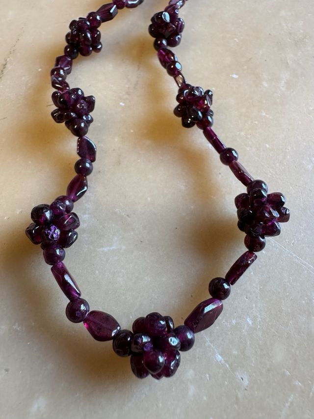 Collana Indiana in Granato 