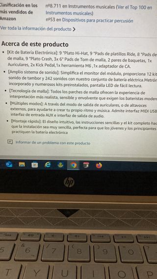 Batería electrónica Asmuse para principiantes