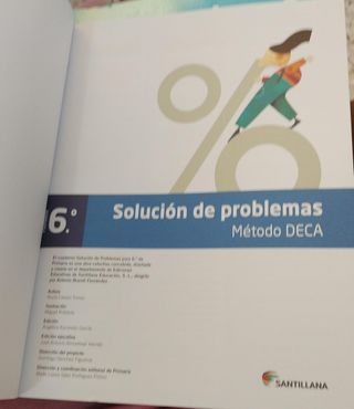 CUADERNO PROBLEMAS MÉTODO DECA 6 PRIMARIA