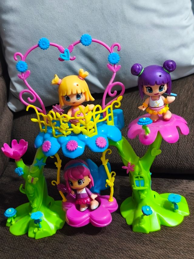 Pinipon - columpio y 3 pinipones