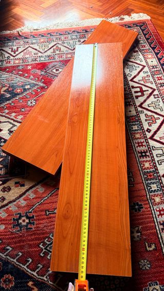 2 baldas madera nuevas