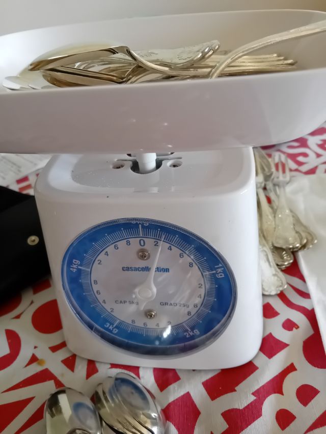 12 Cucchiaini gelato argento 800 placcati