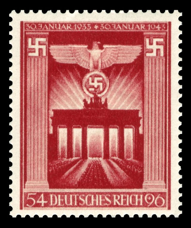 Sello auténtico nazi Alemania 1933-1943