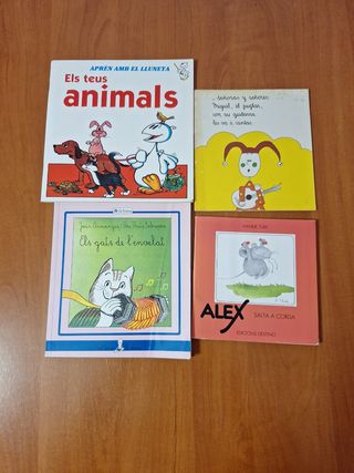 Lote de cuentos infantiles en catalán 