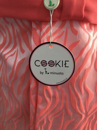 Vestido Minueto rosa talla M