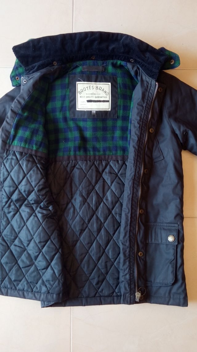 Abrigo azul marino T/14