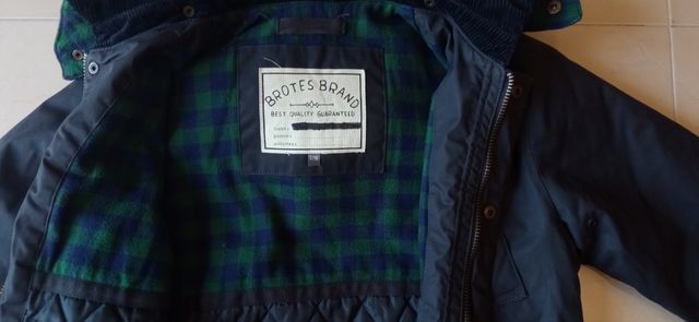 Abrigo azul marino T/14