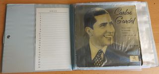 Carpeta vinilos 7" vintage