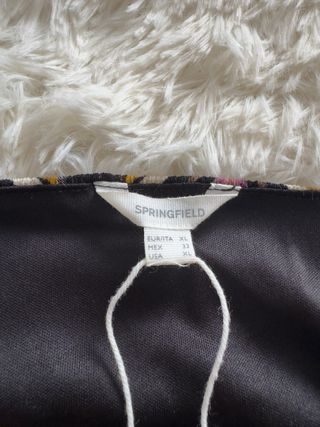 Vestido mini estampado-talla única