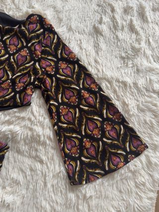 Vestido mini estampado-talla única