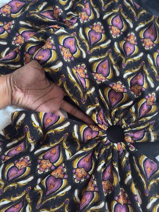 Vestido mini estampado-talla única