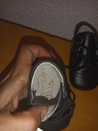 Zapatillas bebé Villena Piel