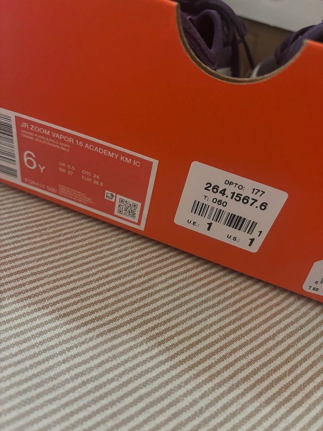 Nike Mercurial - Botas fútbol sala 38.5