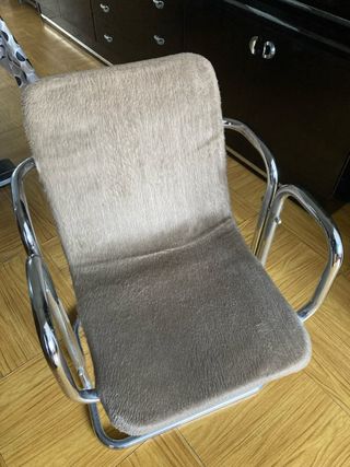 Silla vintage tubular años 70 era espacial