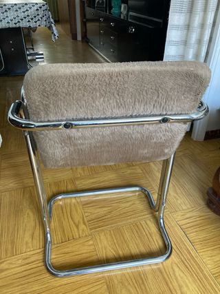 Silla vintage tubular años 70 era espacial