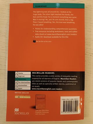 Libro de Frankenstein en inglés nivel A2