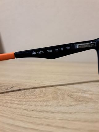 Occhiali Ray-Ban Junior neri-arancio