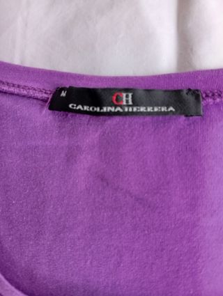 Camiseta Carolina Herrera XL - Lila