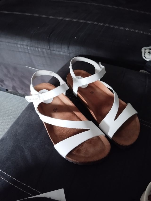 Sandalias blancas Inter bios