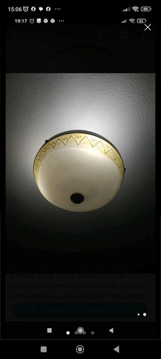 Lamparas techo