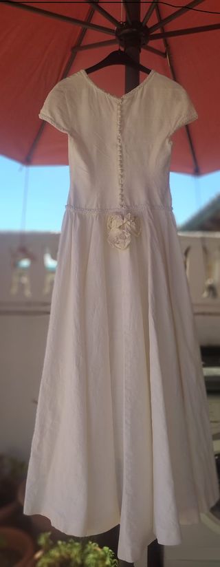 Vestido novia seda salvaje