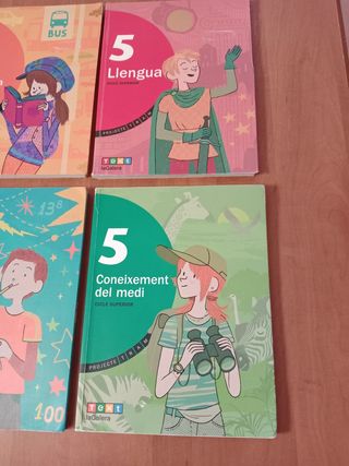 4 Libros de 5 de primaria