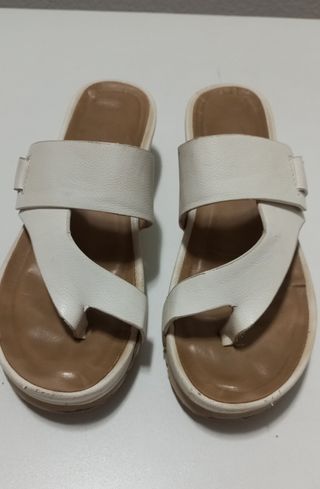 Sandalias blancas mujer nº 39
