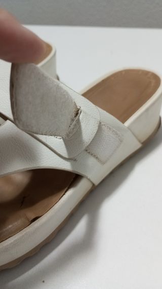 Sandalias blancas mujer nº 39