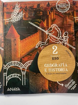 Libros geografia e historia segundo de la eso
