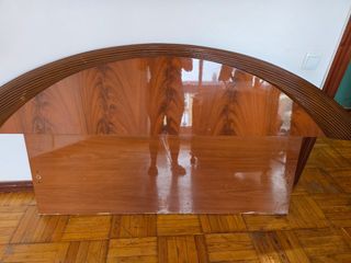 Cabecero madera color cedro medida 150