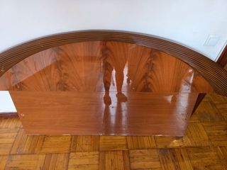Cabecero madera color cedro medida 150