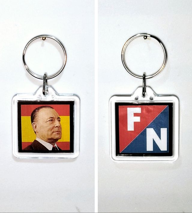 Portachiavi Fuerza Nueva Blas Piñar FN Spagna politica