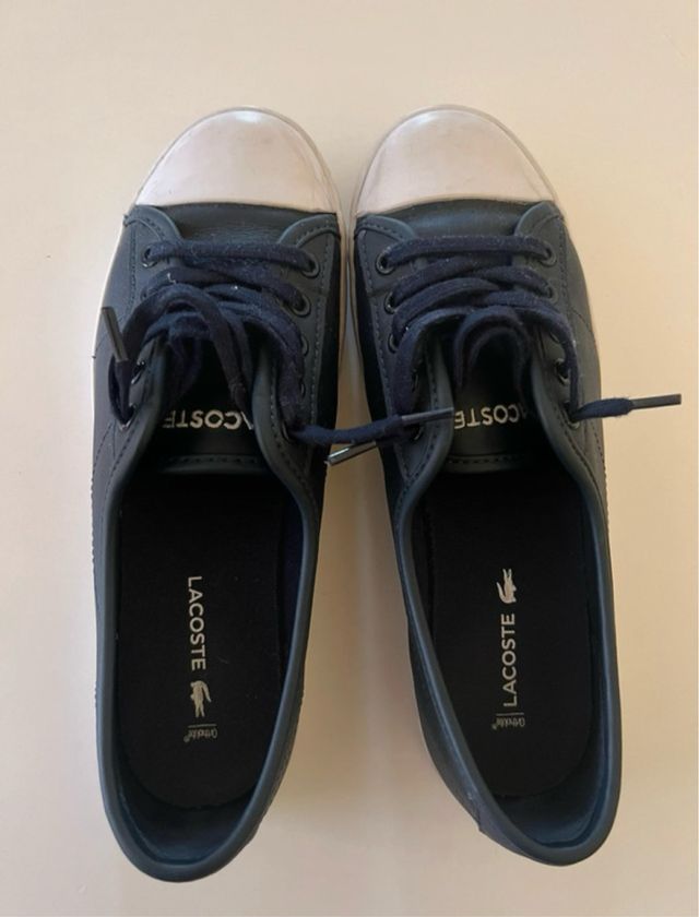 Zapatillas Lacoste originales Piel Azul Marino