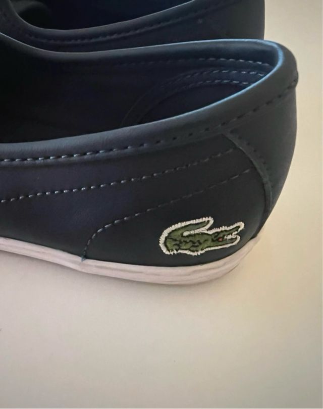 Zapatillas Lacoste originales Piel Azul Marino