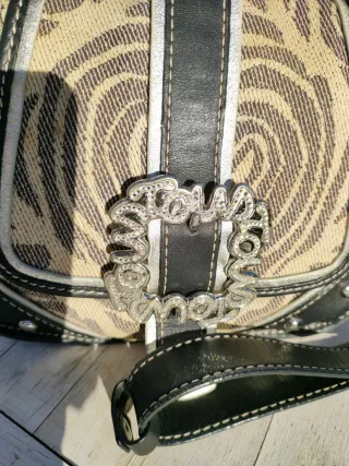 Bandolera Tous beige y marrón