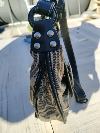 Bandolera Tous beige y marrón