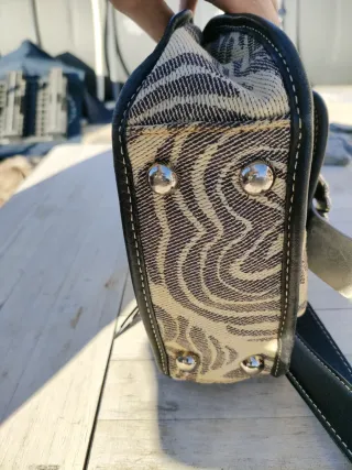 Bandolera Tous beige y marrón