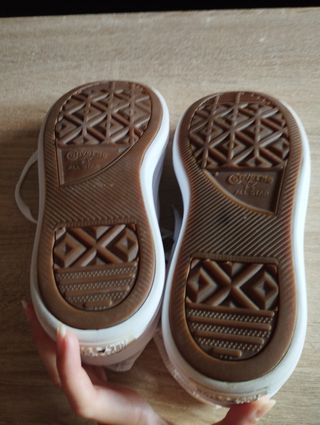 Converse blancas plataforma