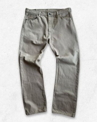Jeans Levis 501 Original Unisex Beige W36/L30