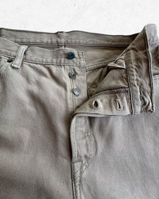 Jeans Levis 501 Original Unisex Beige W36/L30