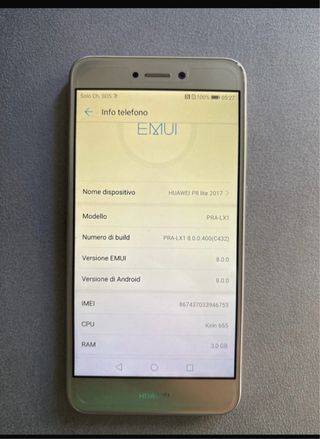 Huawei P8 Lite 2017 Oro - Perfetto