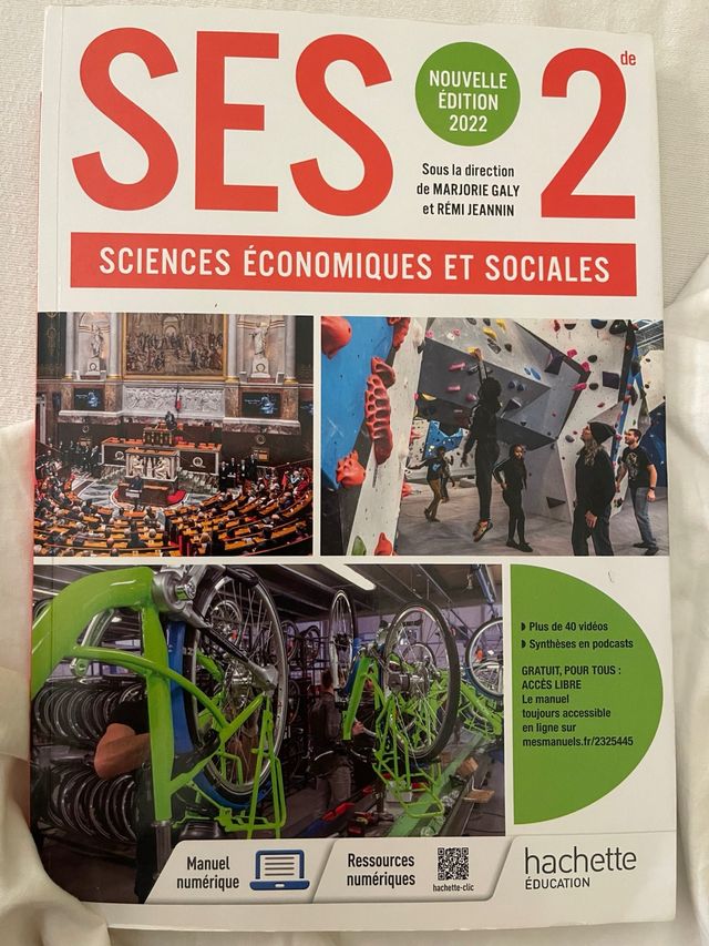 SES 2 Sciences economiques et sociales