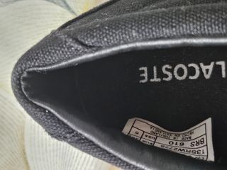 Zapatillas Lacoste negras