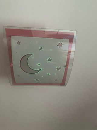Lampara infantil estrellas luna