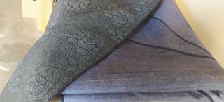 Tappeto moderno grigio e nero 196x136cm