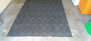 Tappeto moderno grigio e nero 196x136cm