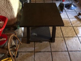 Mesa madera maciza - marrón