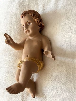 Niño Jesús Cerámica pintado a mano.