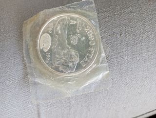 Moneda Plata España 2000 Ptas